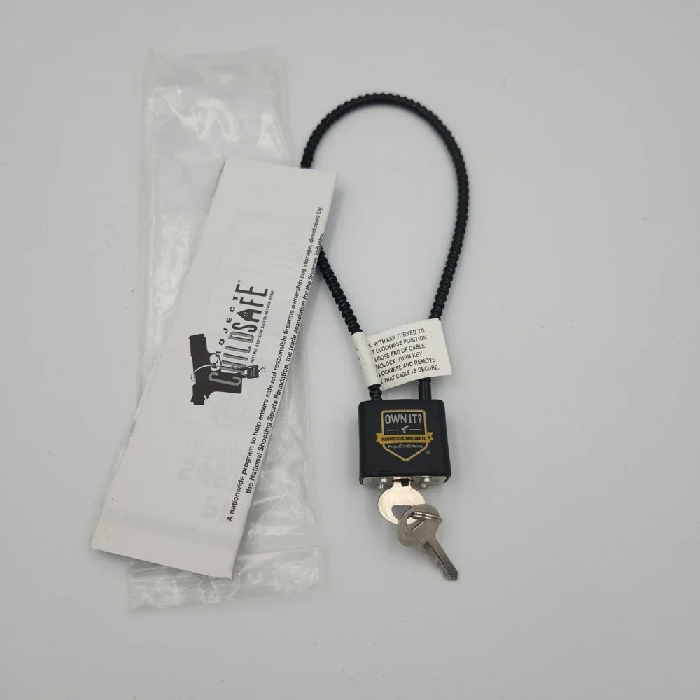 Childsafe Gun Lock With Two‎ Keys & Instructions